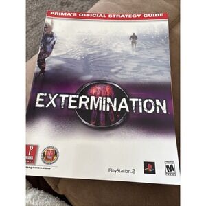 Extermination Official Strategy Guide Book PlayStation 2 PS2 Prima 2001